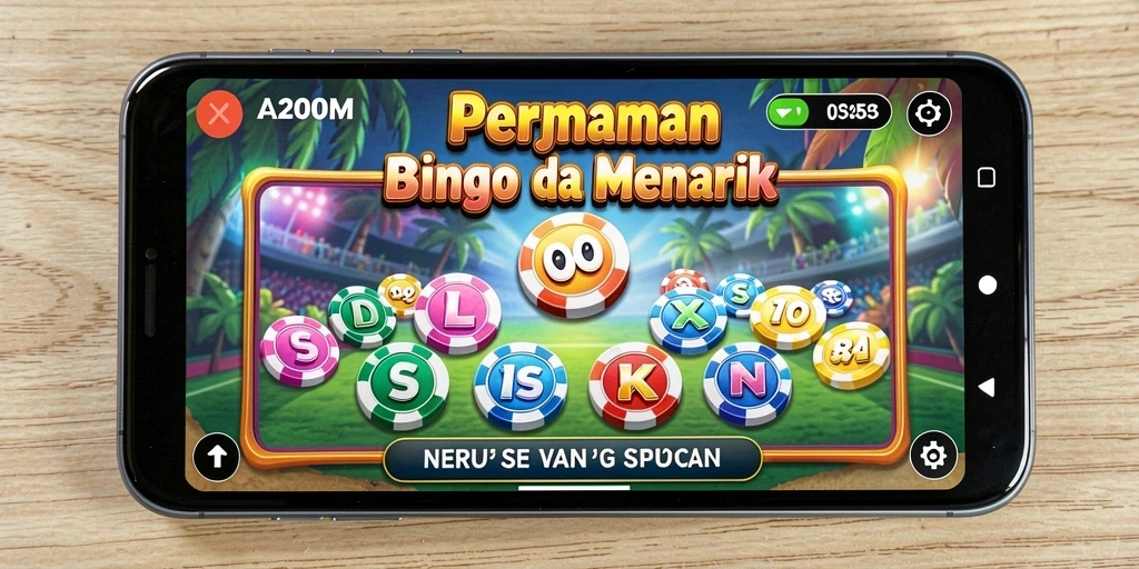 Tampilan gameplay Bingo A200M yang seru dan interaktif.