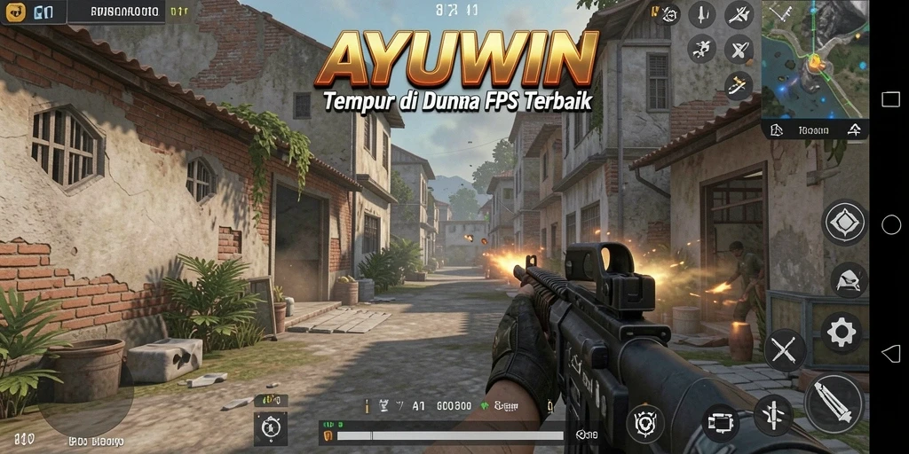 Gameplay AYUWIN yang intens dan penuh aksi.