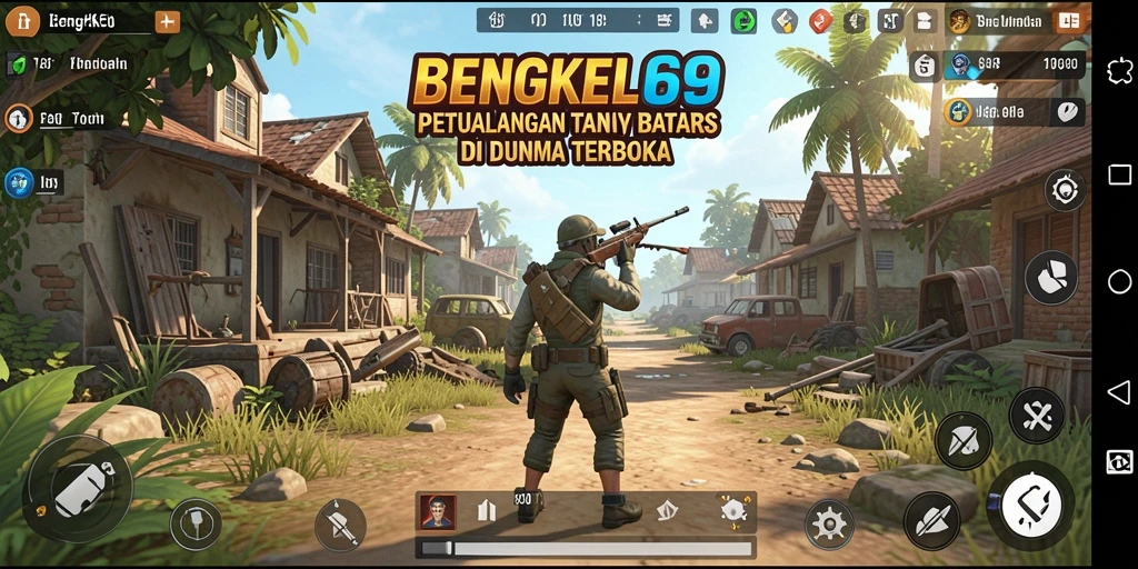 Gameplay dinamis dan interaktif di dunia terbuka BENGKEL69.
