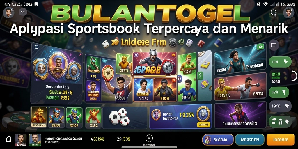 Tampilan antarmuka intuitif dari BULANTOGEL saat taruhan berlangsung.