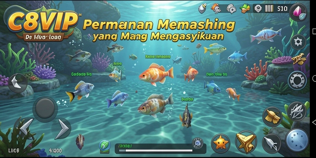 Tangkapan seru dalam gameplay C8VIP yang memikat.