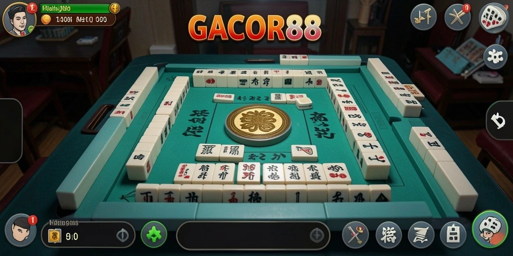 Tampilan gameplay seru dan menarik dari GACOR88 Mahjong.