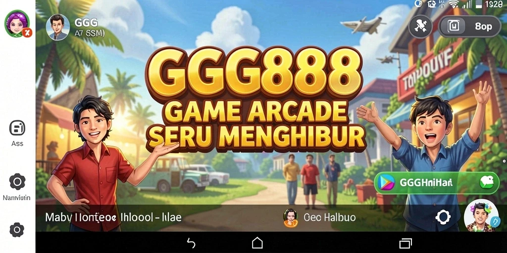 Tampilan seru dari gameplay GGG888 yang menantang.
