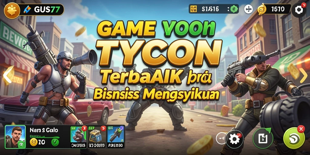 Screenshot gameplay GUS77 menampilkan strategi bisnis yang menarik.