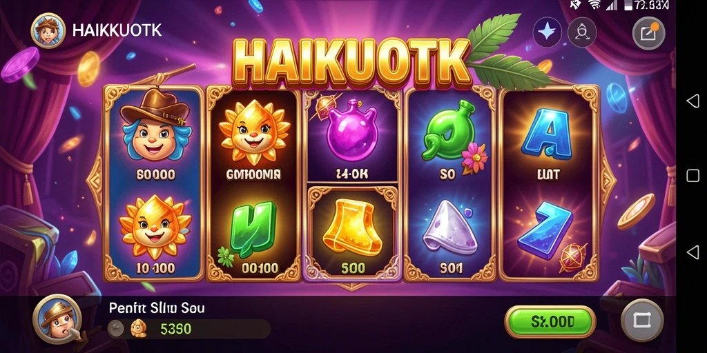 Screenshot gameplay HAIKUOTK menampilkan momen menarik dalam permainan slot.