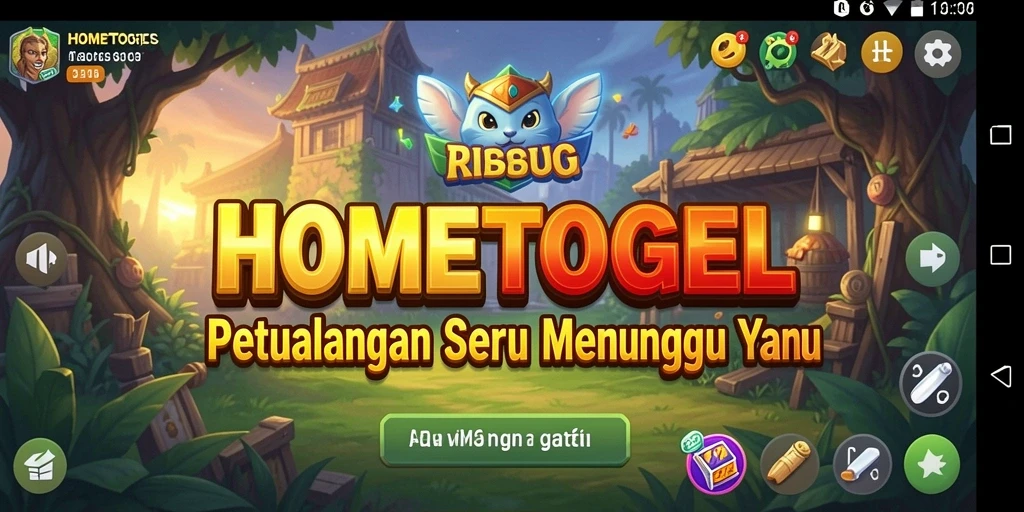 Tampilan gameplay <strong>HOMETOGEL</strong> yang penuh aksi dan petualangan.