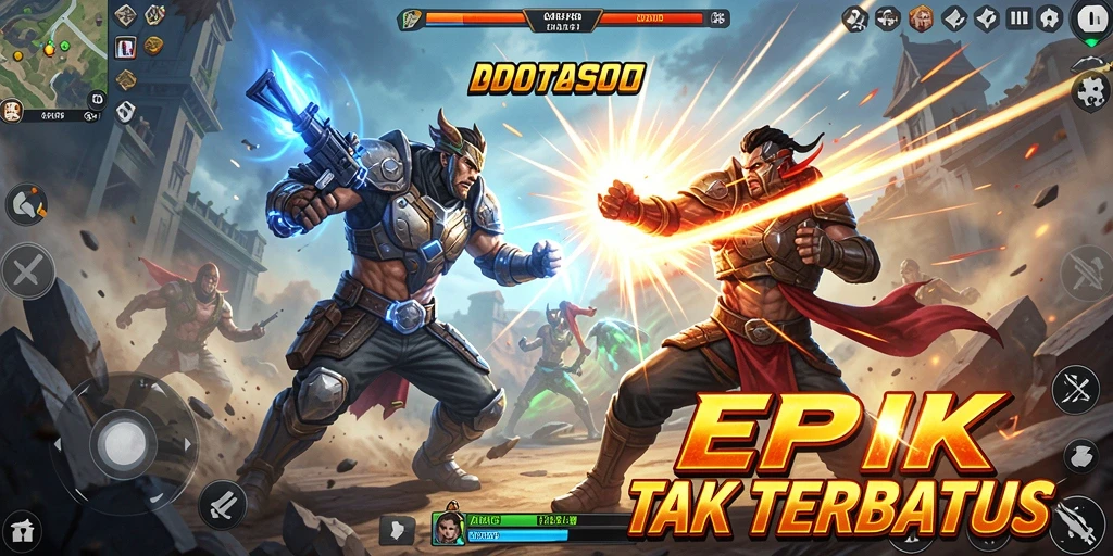 Tampilan gameplay intens dalam pertarungan seru ID6788.
