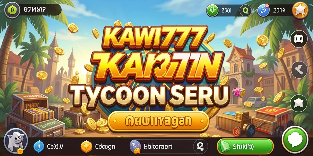 Tampilan gameplay KAWI777 dengan berbagai peluang bisnis.