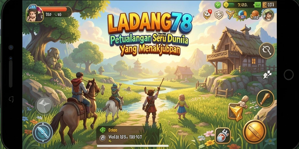 Tangkapan layar LADANG78 menunjukkan aksi seru dalam petualangan yang menantang.