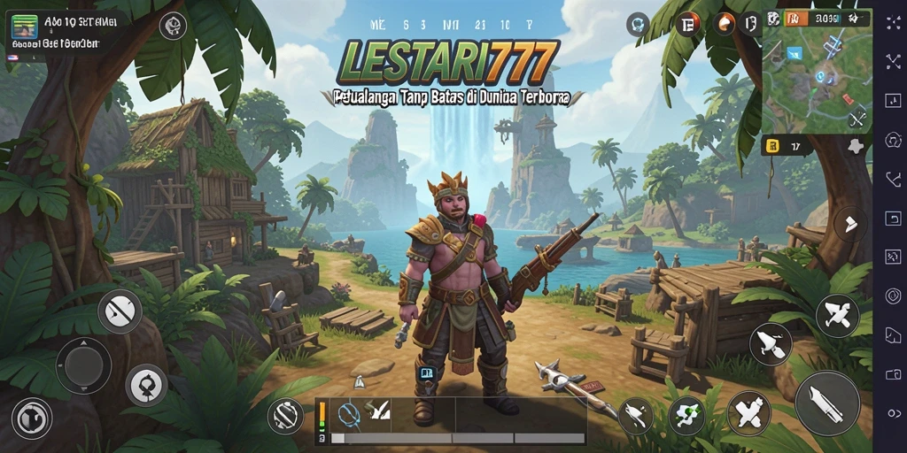 Screenshot utama gameplay Open World dari LESTARI777.
