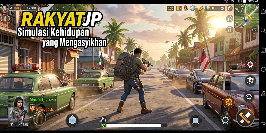 Screenshot RAKYATJP menampilkan gameplay menarik dan interaktif.