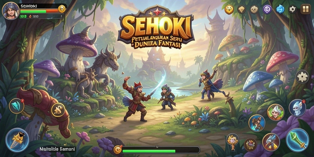 Gameplay seru dan menantang di dunia petualangan SEHOKI.
