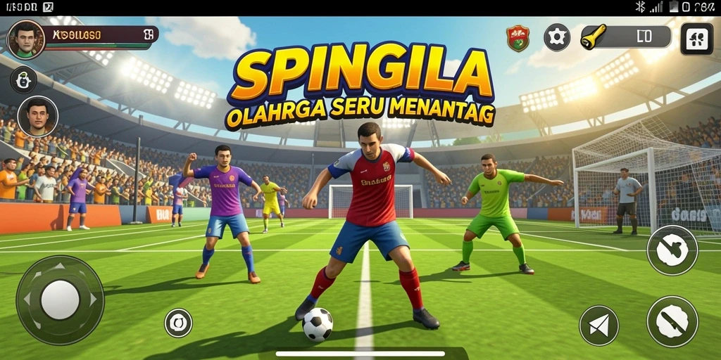 Tampilan menarik dari SPINGILA menampilkan aksi olahraga yang mendebarkan.