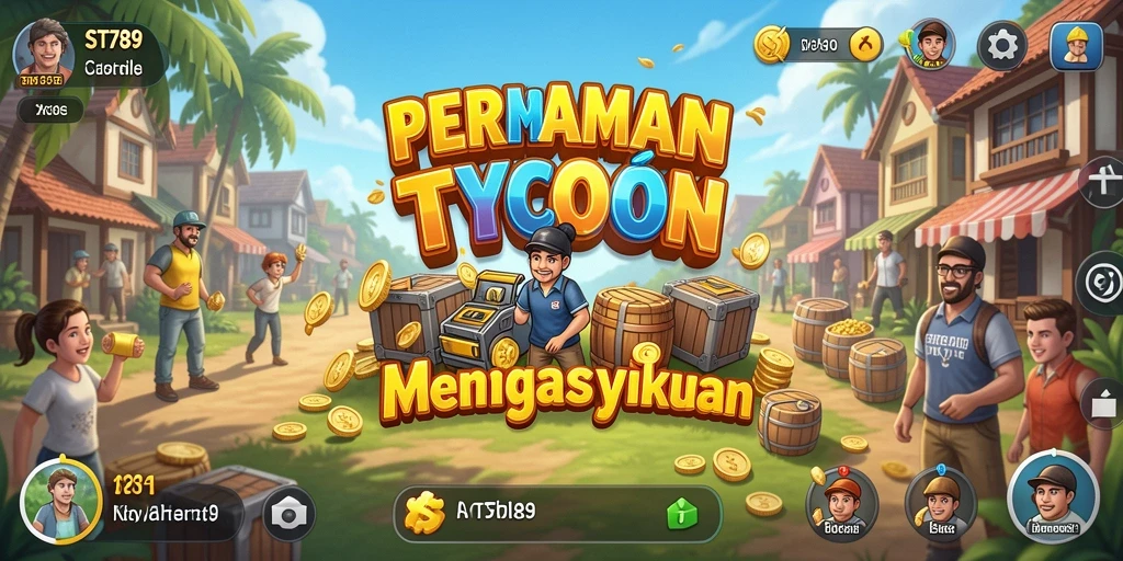 Tampilan gameplay ST789 yang seru dan interaktif di dunia Tycoon.