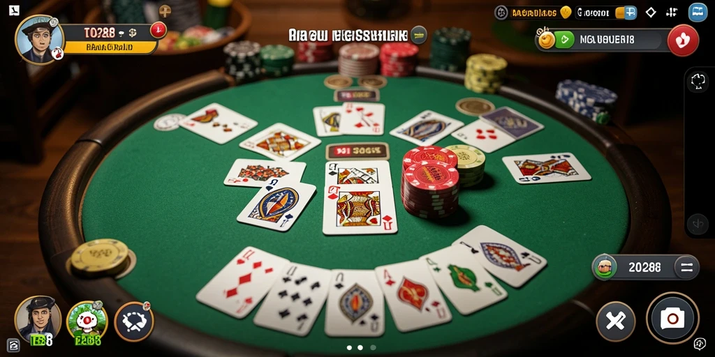 Tampilan gameplay TO288 yang seru dengan papan Gaple.